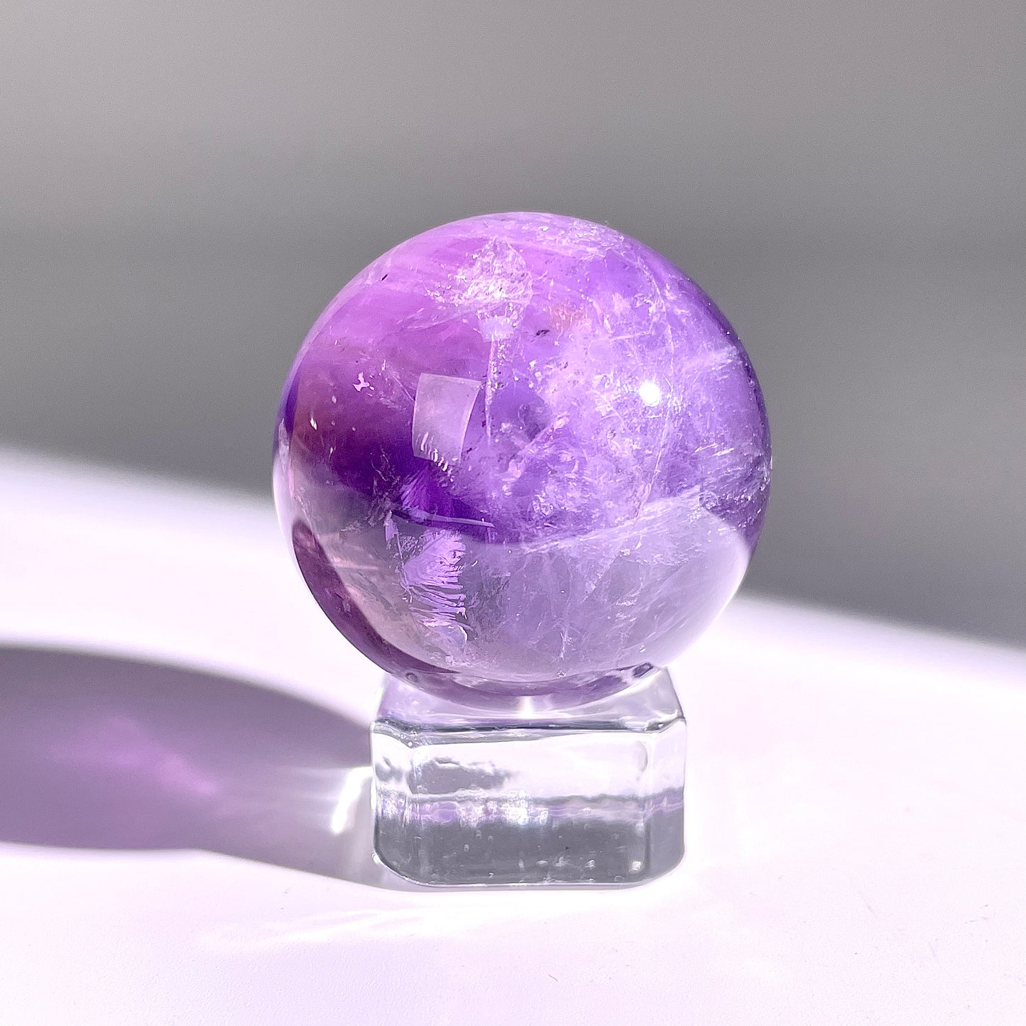 B65◇１点物◇アメジスト ボール◇39×39×39mm◇天然石・鉱物・パワーストーン