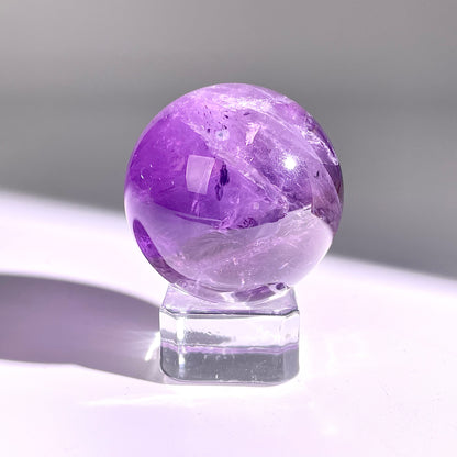 B65◇１点物◇アメジスト ボール◇39×39×39mm◇天然石・鉱物・パワーストーン