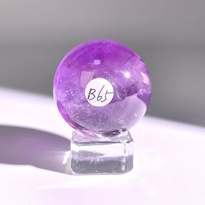 B65◇１点物◇アメジスト ボール◇39×39×39mm◇天然石・鉱物・パワーストーン