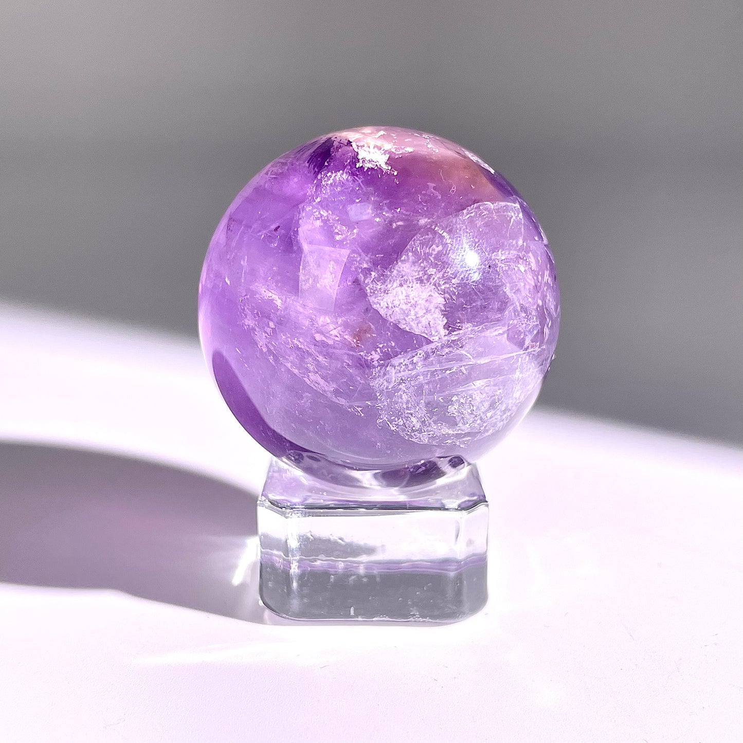 B65◇１点物◇アメジスト ボール◇39×39×39mm◇天然石・鉱物・パワーストーン