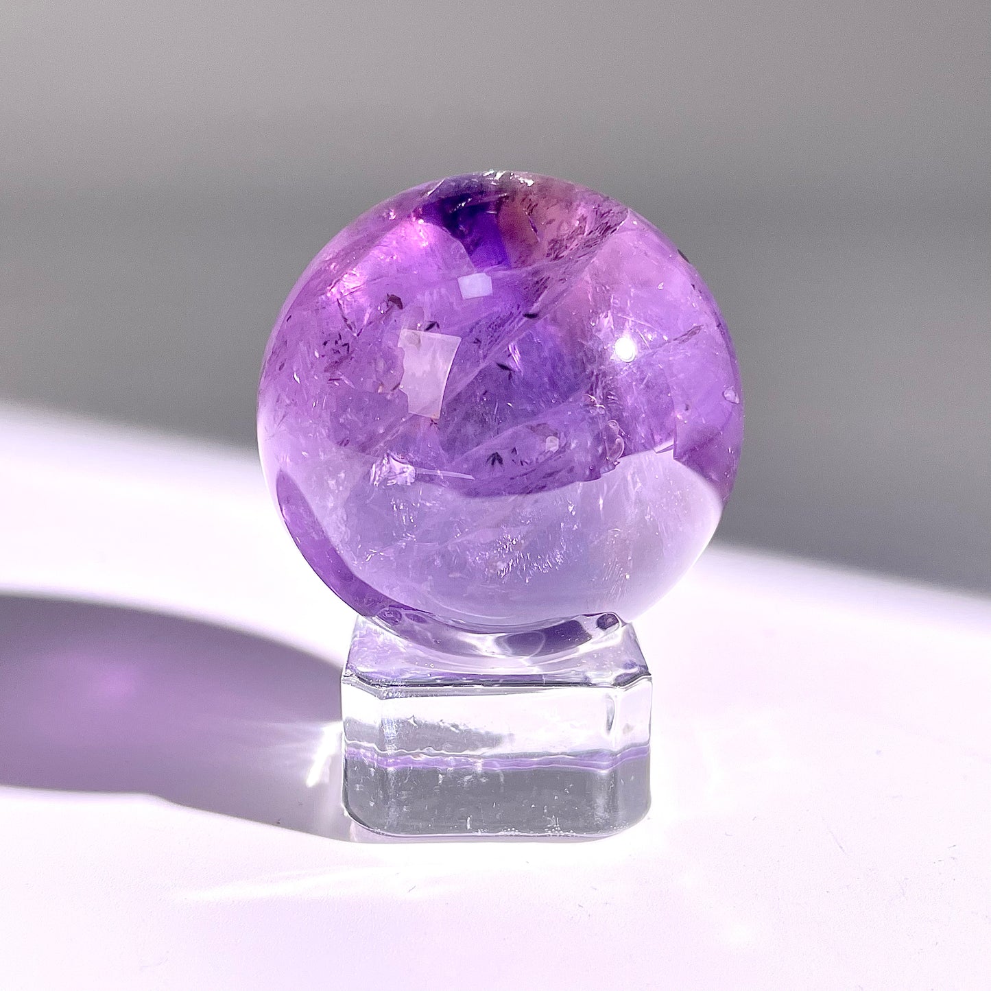 B65◇１点物◇アメジスト ボール◇39×39×39mm◇天然石・鉱物・パワーストーン