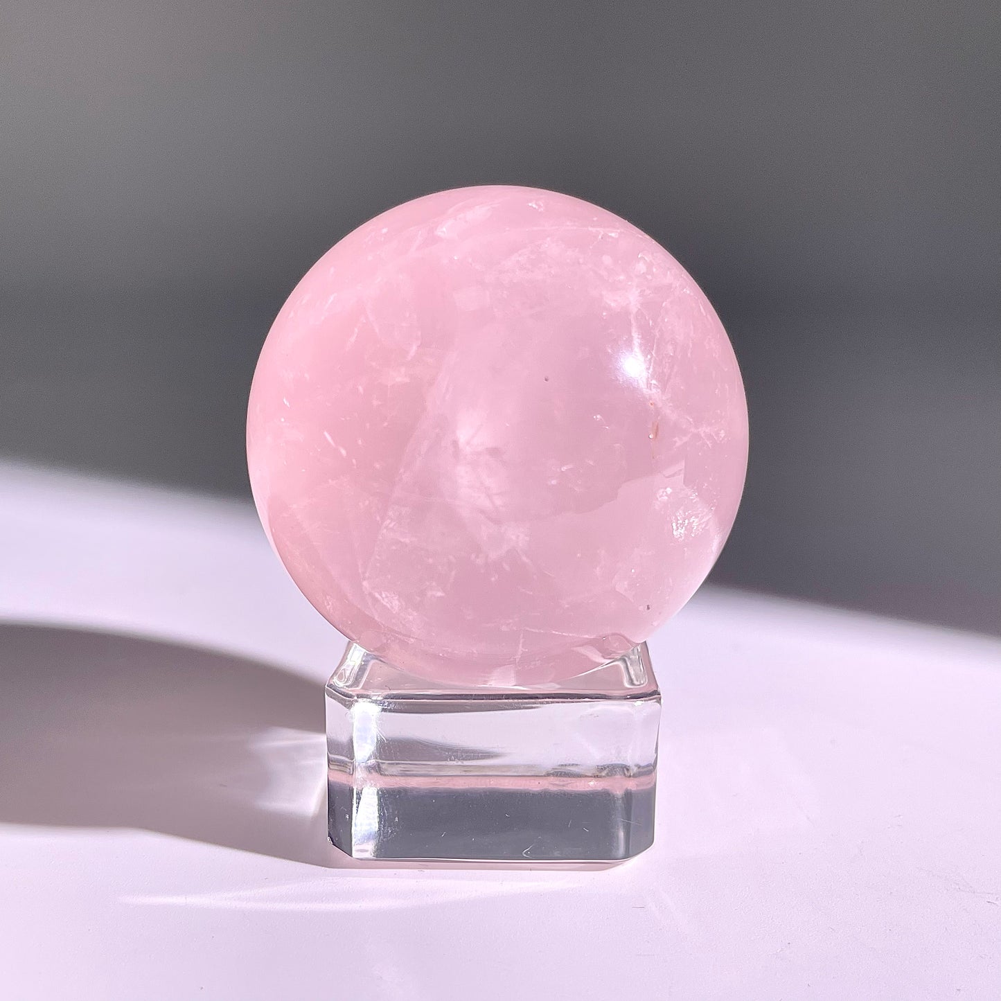 B69◇１点物◇ローズクォーツ ボール◇46×46×46mm◇天然石・鉱物・パワーストーン