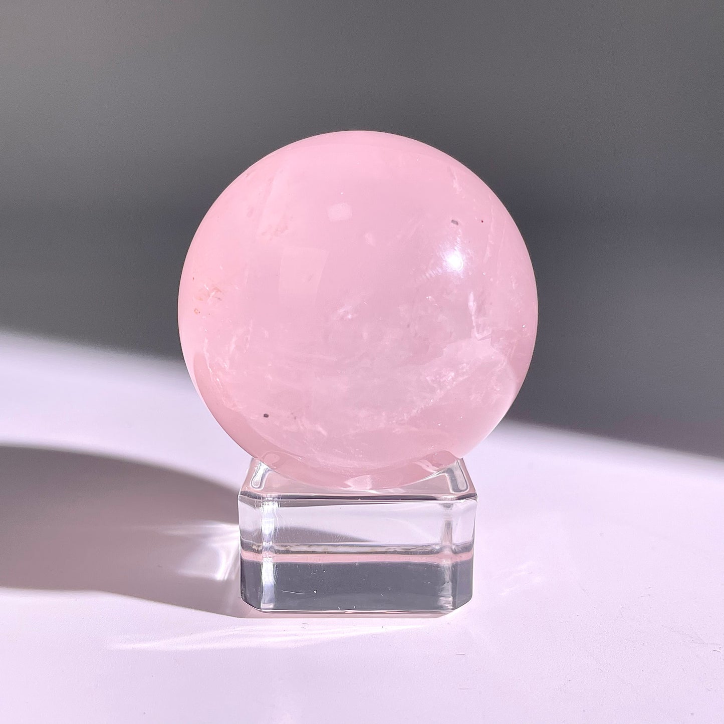 B69◇１点物◇ローズクォーツ ボール◇46×46×46mm◇天然石・鉱物・パワーストーン