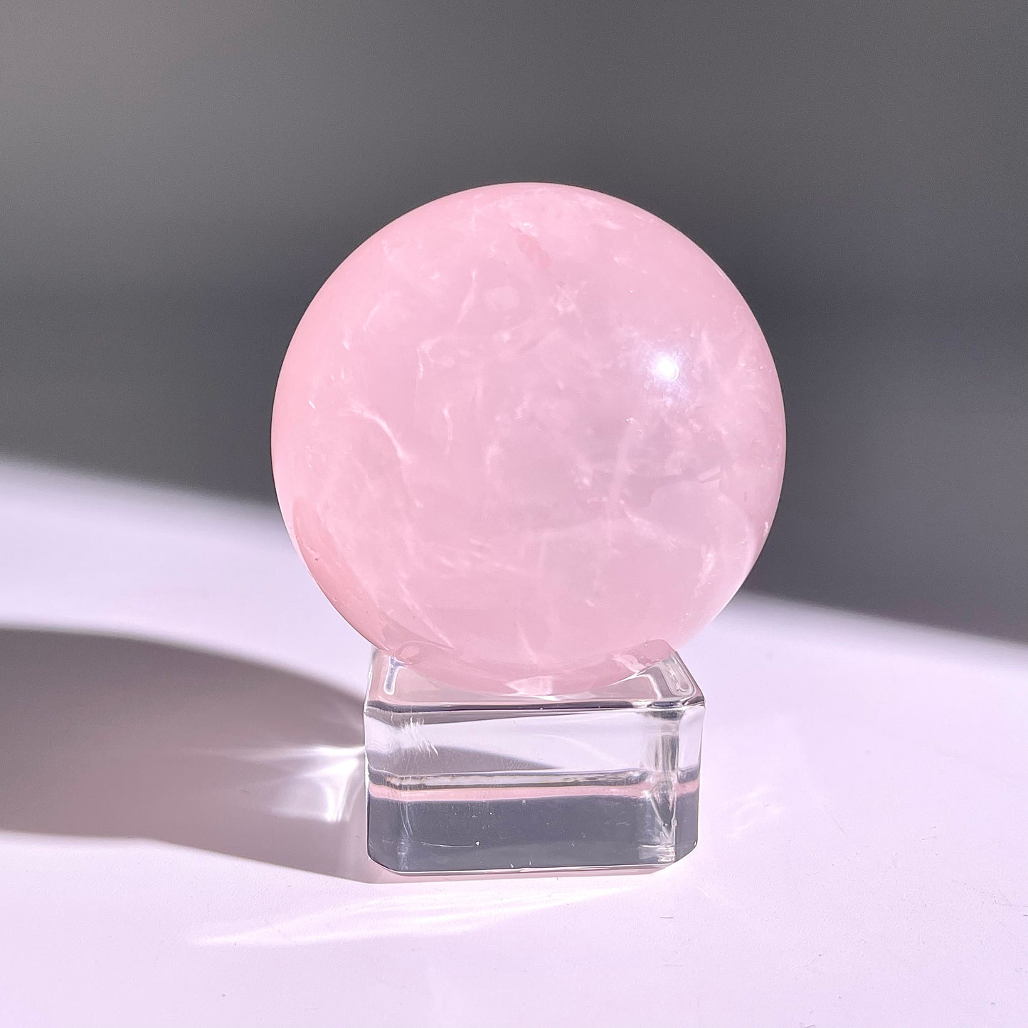 B69◇１点物◇ローズクォーツ ボール◇46×46×46mm◇天然石・鉱物・パワーストーン