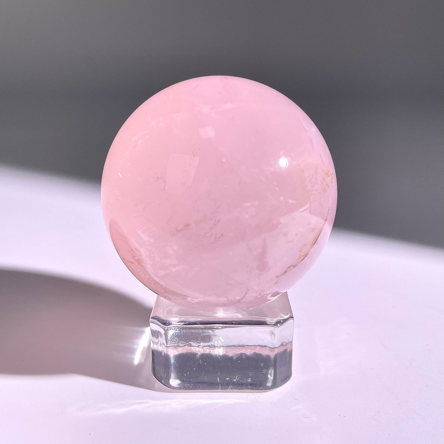 B70◇１点物◇ローズクォーツ ボール◇40×40×40mm◇天然石・鉱物・パワーストーン