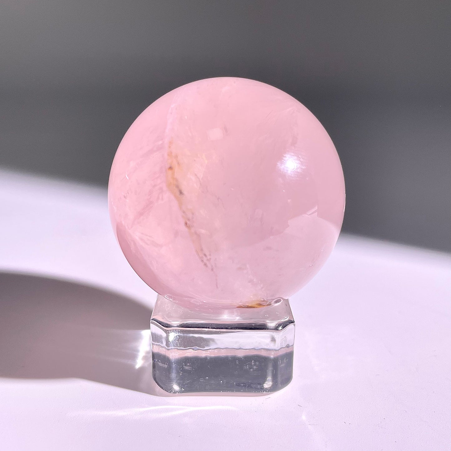 B70◇１点物◇ローズクォーツ ボール◇40×40×40mm◇天然石・鉱物・パワーストーン