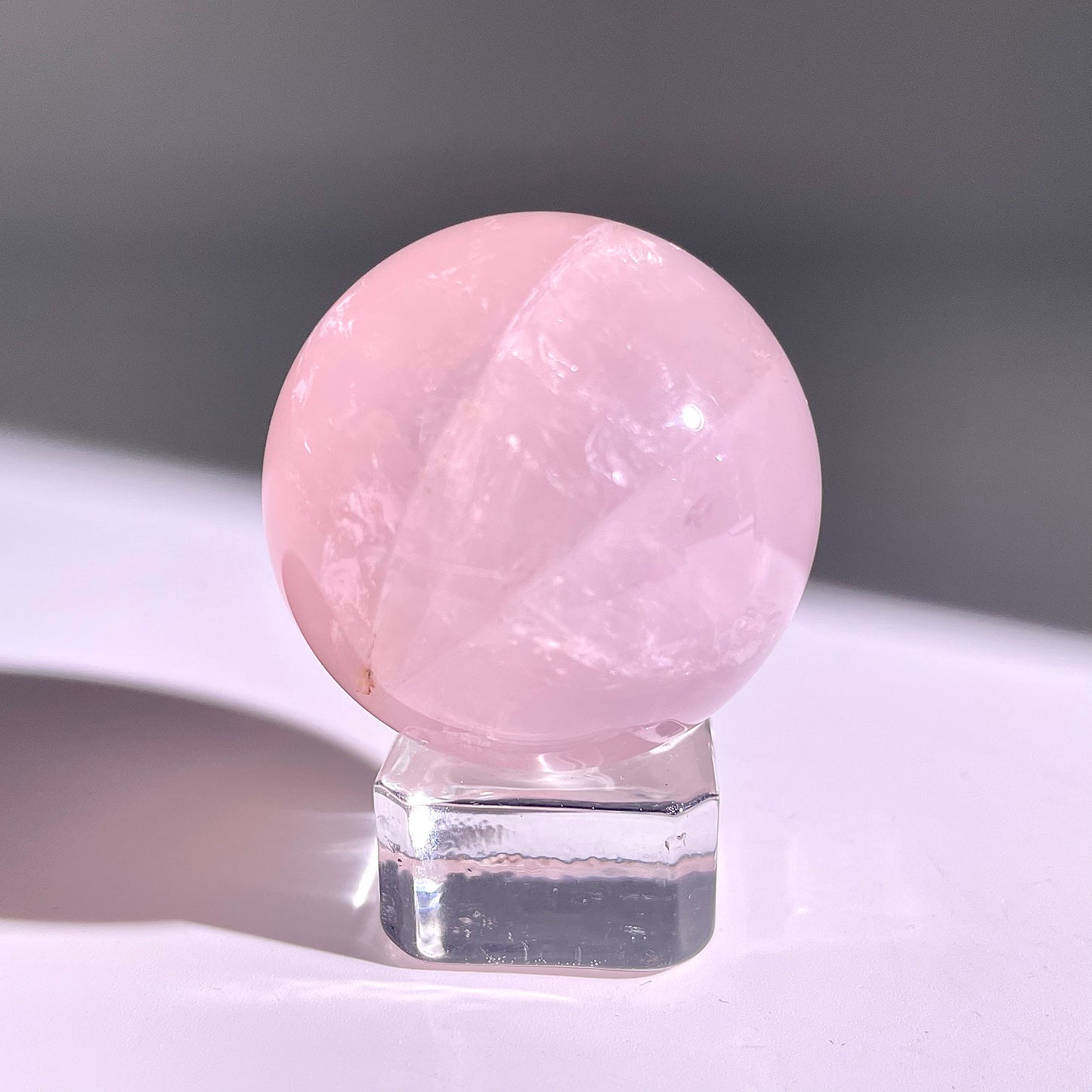 B70◇１点物◇ローズクォーツ ボール◇40×40×40mm◇天然石・鉱物・パワーストーン