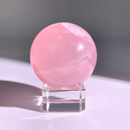 B71◇１点物◇ローズクォーツ ボール◇47×47×47mm◇天然石・鉱物・パワーストーン