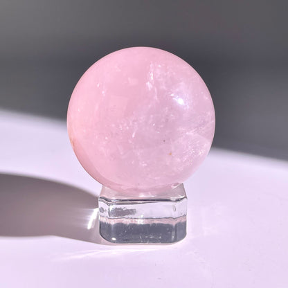 B72◇１点物◇ローズクォーツ ボール◇41×41×41mm◇天然石・鉱物・パワーストーン