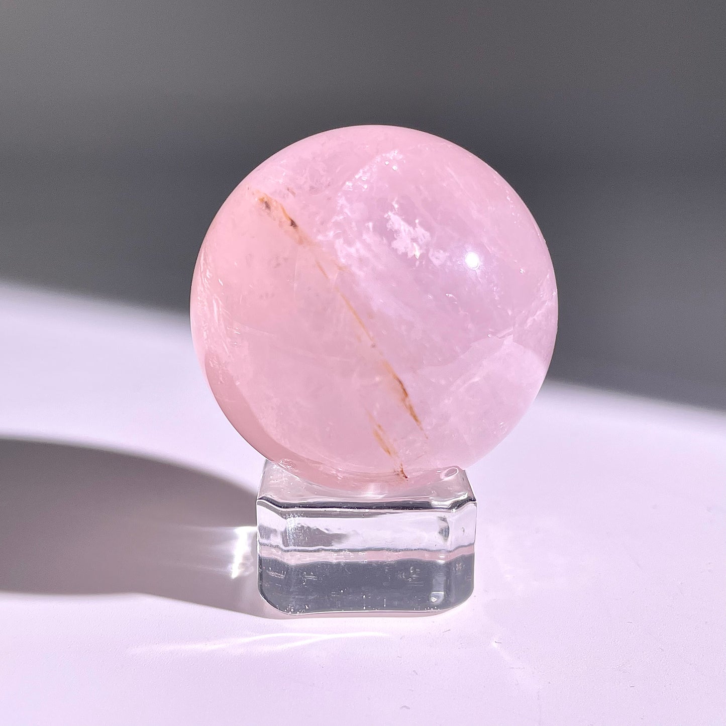 B72◇１点物◇ローズクォーツ ボール◇41×41×41mm◇天然石・鉱物・パワーストーン