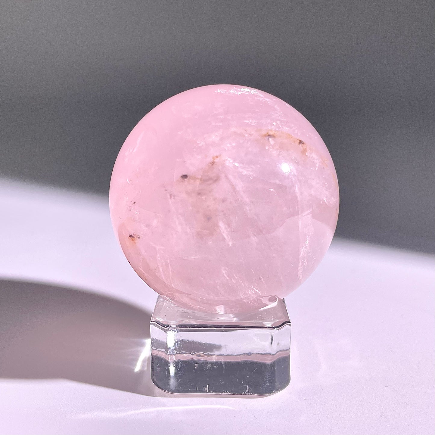 B72◇１点物◇ローズクォーツ ボール◇41×41×41mm◇天然石・鉱物・パワーストーン