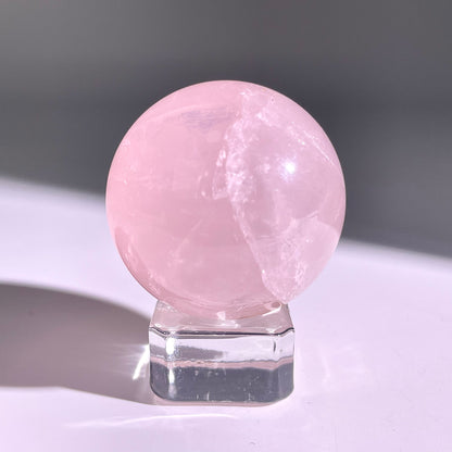 B72◇１点物◇ローズクォーツ ボール◇41×41×41mm◇天然石・鉱物・パワーストーン