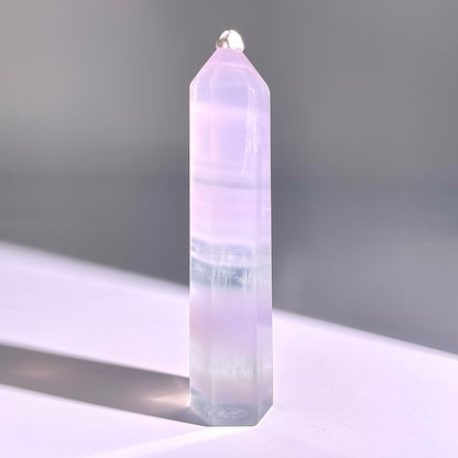 B76◇１点物◇フローライト ピラー◇118×23×26mm天然石・鉱物・パワーストーン