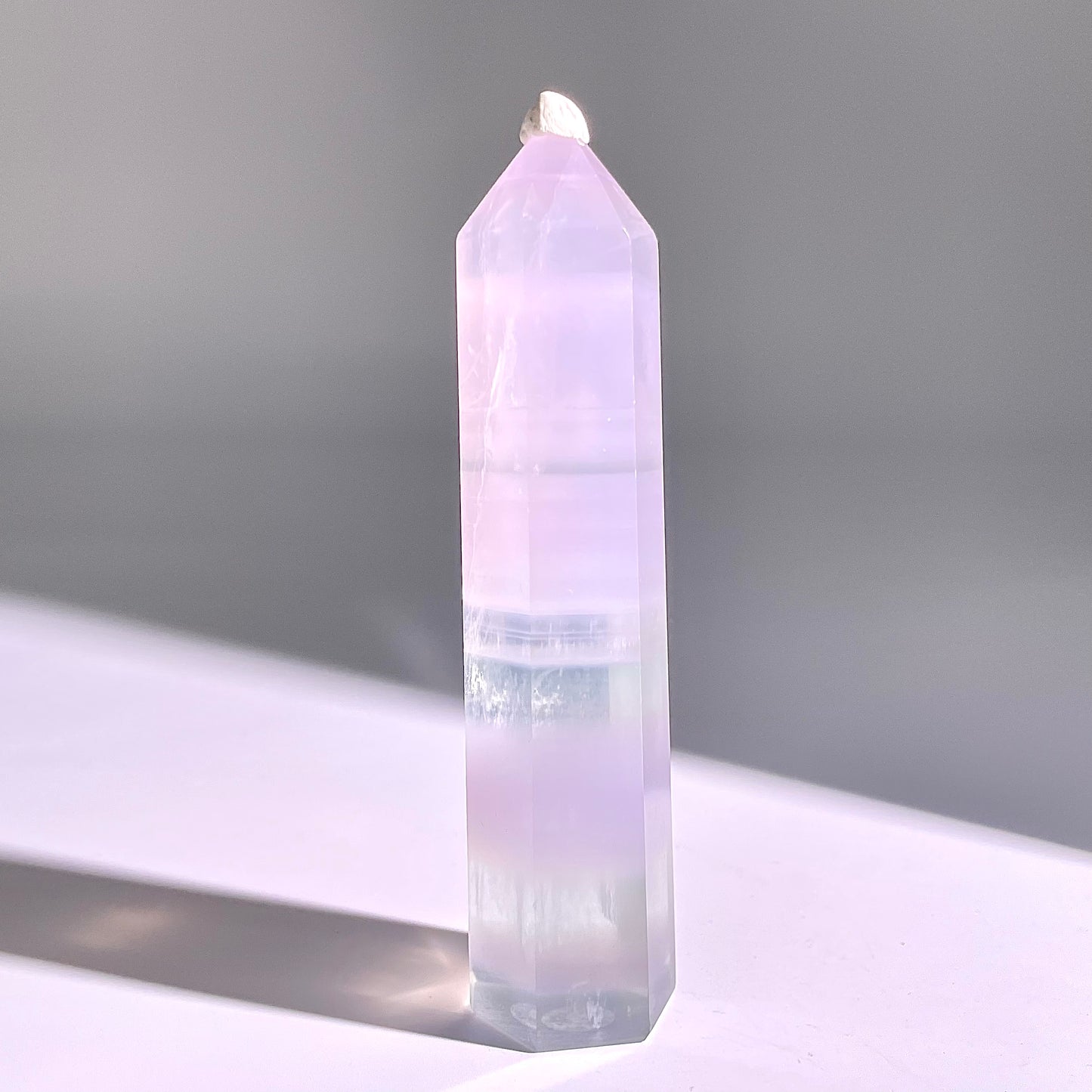 B76◇１点物◇フローライト ピラー◇118×23×26mm天然石・鉱物・パワーストーン