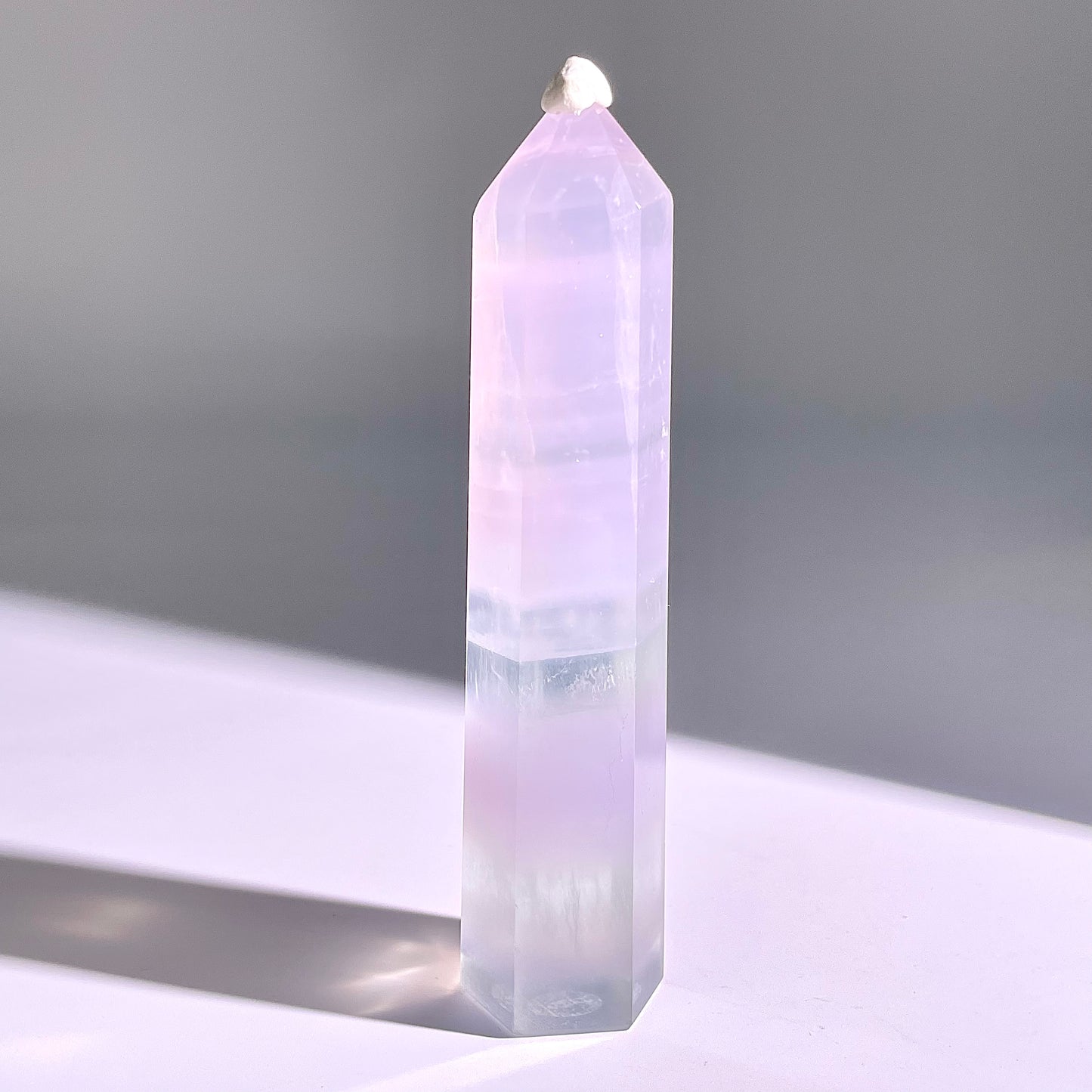 B76◇１点物◇フローライト ピラー◇118×23×26mm天然石・鉱物・パワーストーン