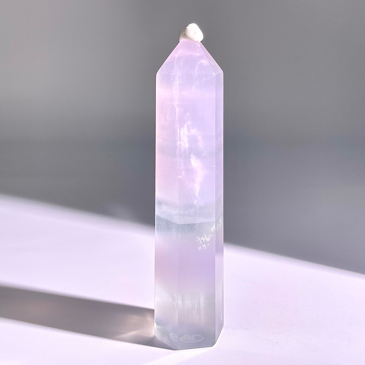 B76◇１点物◇フローライト ピラー◇118×23×26mm天然石・鉱物・パワーストーン