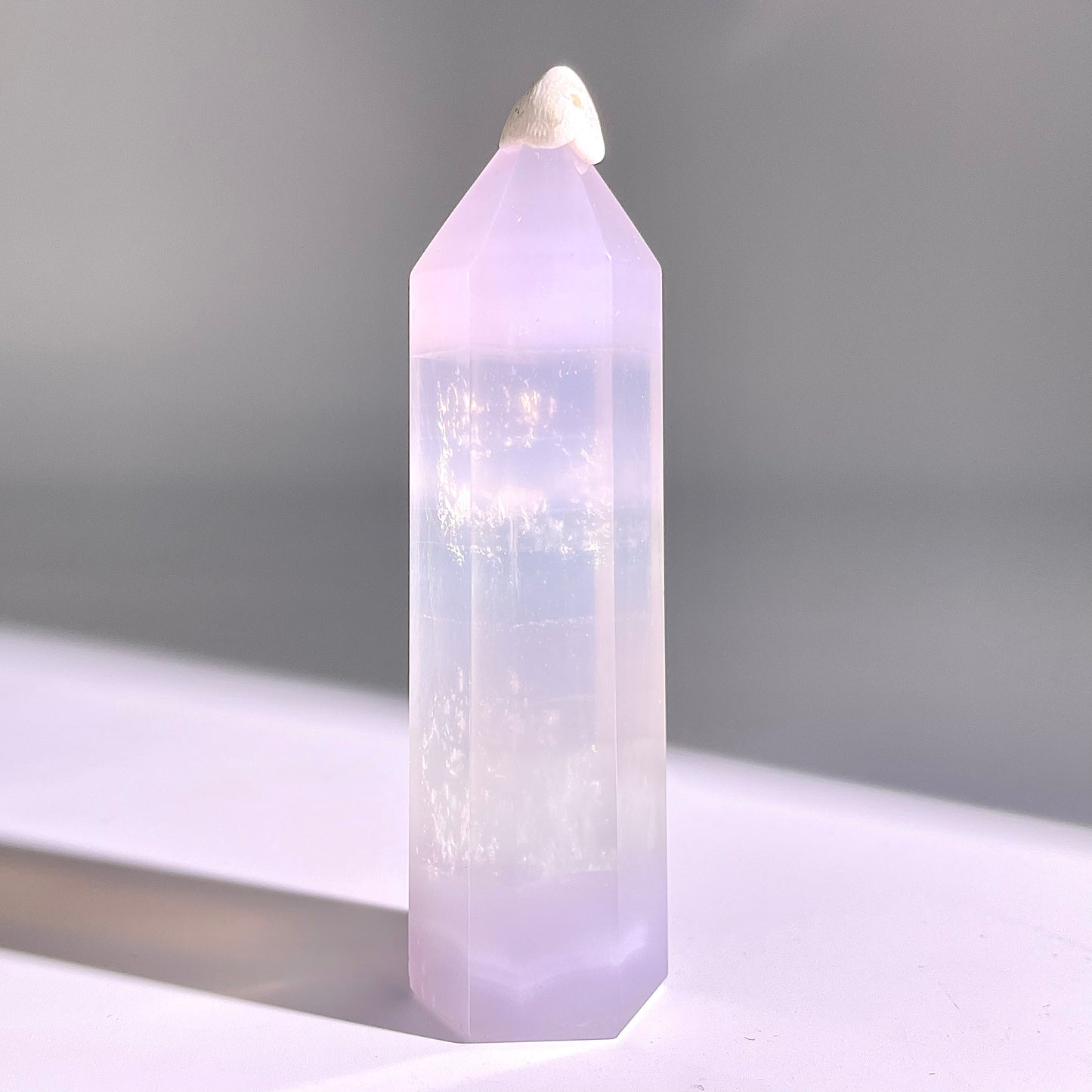 B77◇１点物◇フローライト ピラー◇86×24×25mm天然石・鉱物・パワーストーン