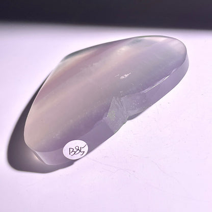 B85◇１点物◇フローライト ハート◇63×81×19mm天然石・鉱物・パワーストーン