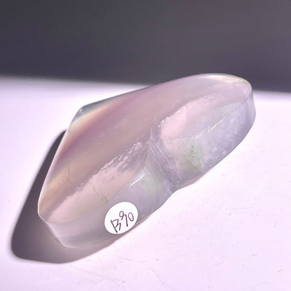 B89◇１点物◇フローライト ハート◇55×67×23mm天然石・鉱物・パワーストーン