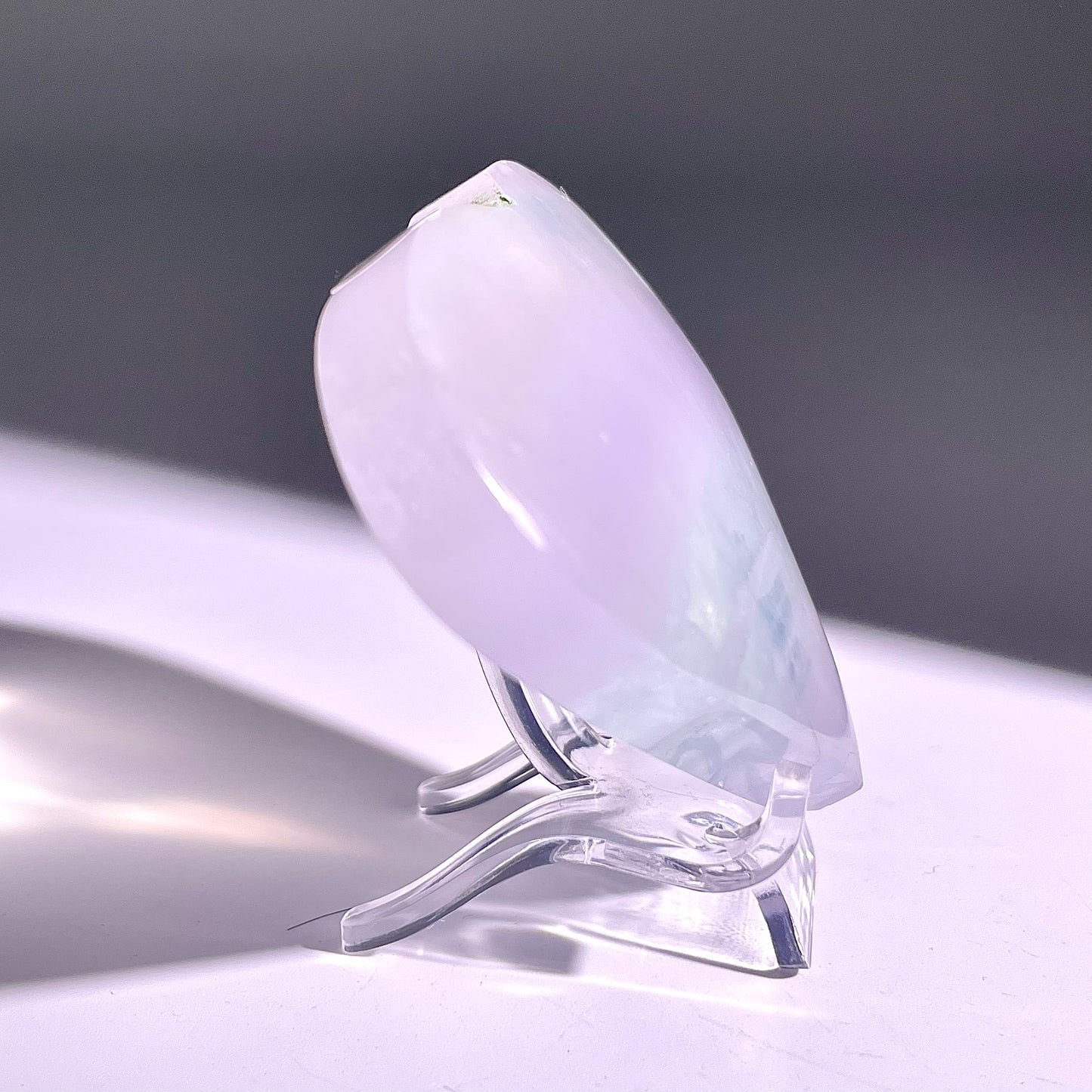 B91◇１点物◇フローライト ハート◇54×67×18mm天然石・鉱物・パワーストーン