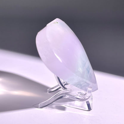 B91◇１点物◇フローライト ハート◇54×67×18mm天然石・鉱物・パワーストーン