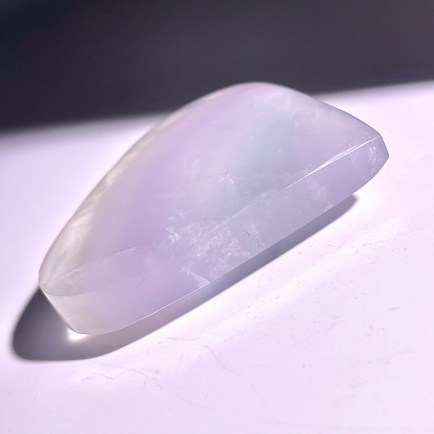 B91◇１点物◇フローライト ハート◇54×67×18mm天然石・鉱物・パワーストーン