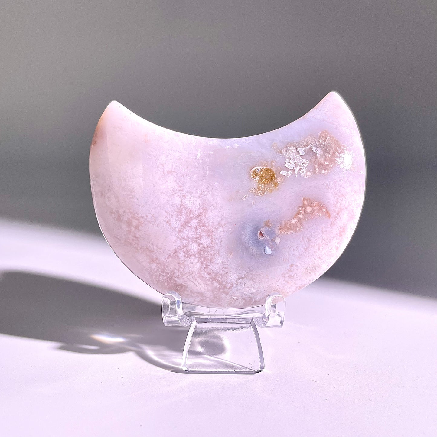 B94◇１点物◇瑪瑙 ムーン◇70×41×22mm天然石・鉱物・パワーストーン