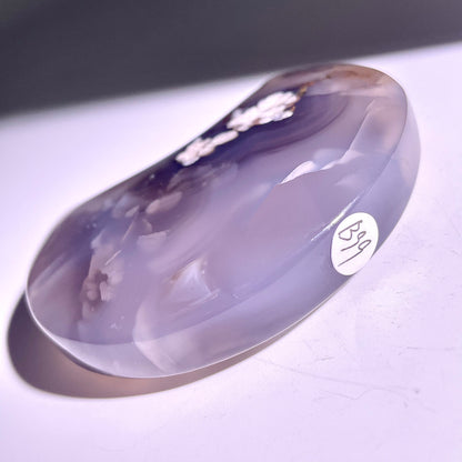 B99◇１点物◇瑪瑙 ムーン◇99×62×20mm天然石・鉱物・パワーストーン