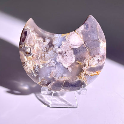 B101◇１点物◇瑪瑙 ムーン◇83×56×21mm天然石・鉱物・パワーストーン