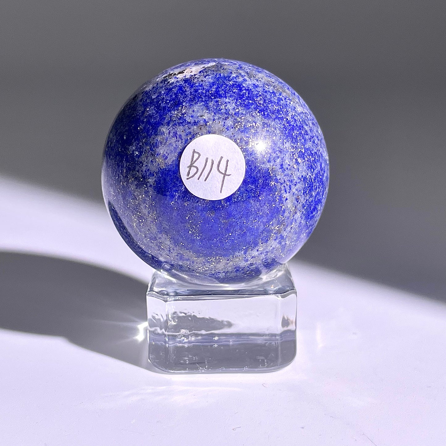 B114◇１点物◇ラピスラズリ ボール◇38×38×38mm天然石・鉱物・パワーストーン