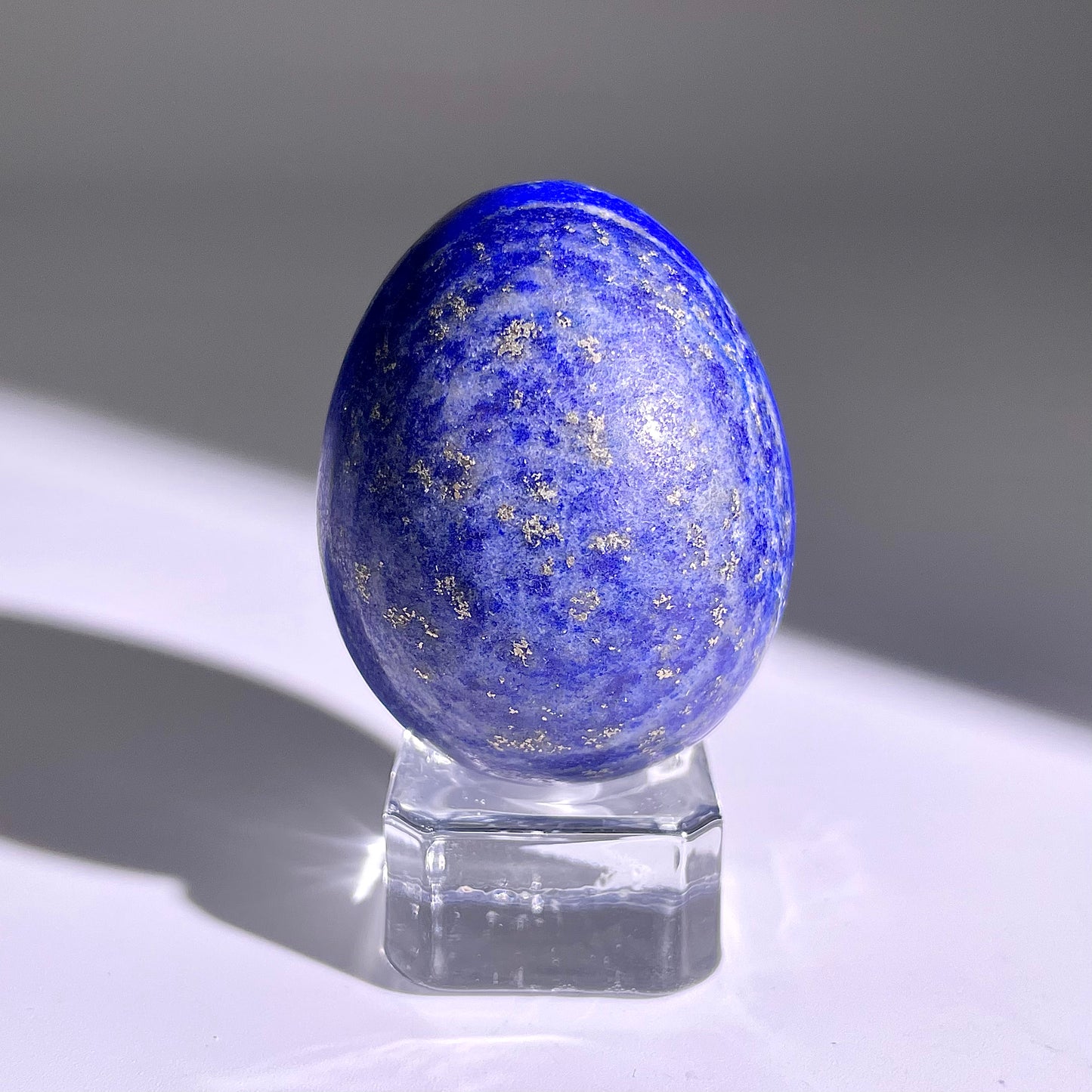 B121◇１点物◇ラピスラズリ エッグ◇46×36×36mm天然石・鉱物・パワーストーン