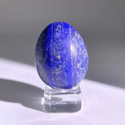 B121◇１点物◇ラピスラズリ エッグ◇46×36×36mm天然石・鉱物・パワーストーン