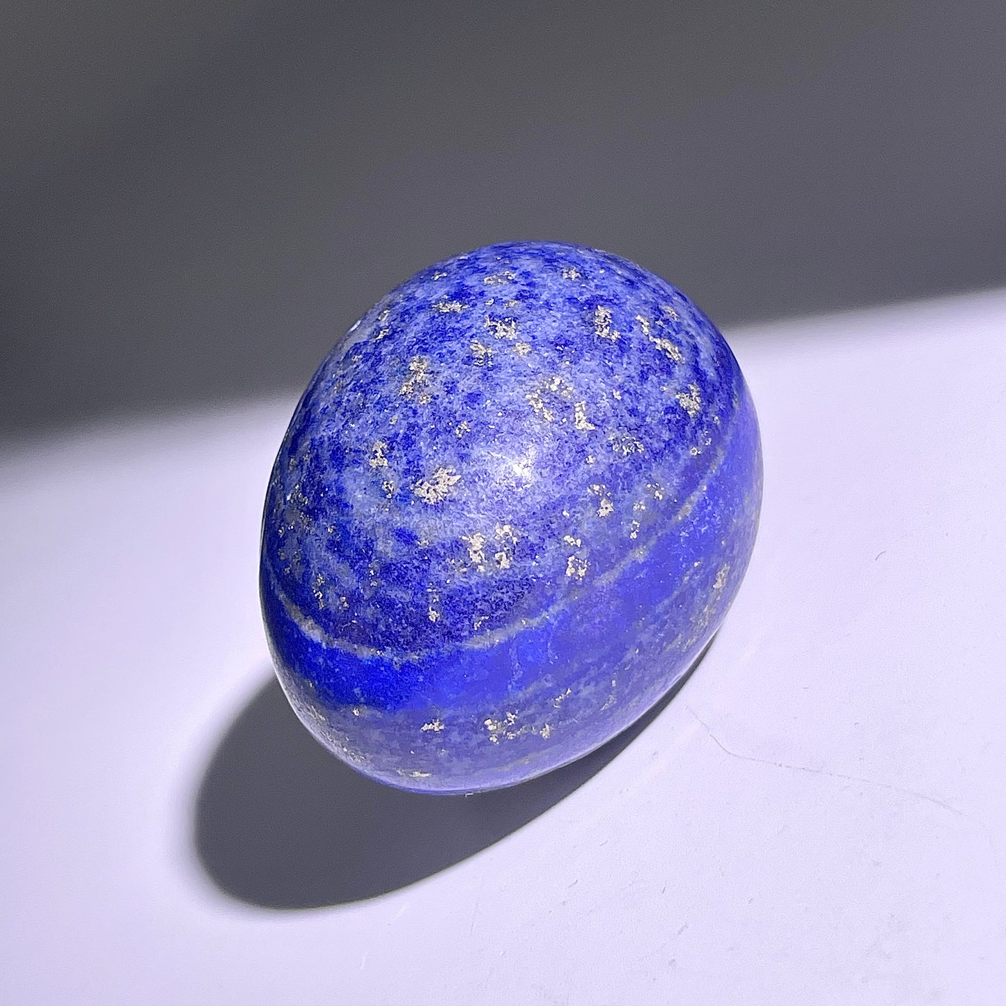 B121◇１点物◇ラピスラズリ エッグ◇46×36×36mm天然石・鉱物・パワーストーン
