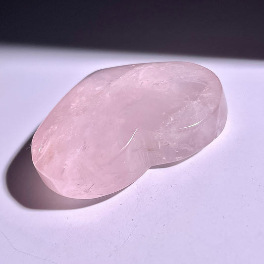 B282◇１点物◇ローズクォーツ  ハート◇40×52×17mm◇天然石・鉱物・パワーストーン