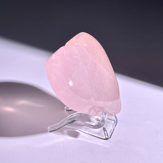 B286◇１点物◇ローズクォーツ  ハート◇44×58×20mm◇天然石・鉱物・パワーストーン