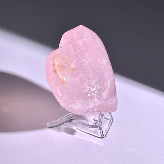 B288◇１点物◇ローズクォーツ  ハート◇50×61×21mm◇天然石・鉱物・パワーストーン