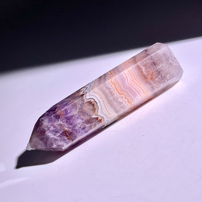 B293◇１点物◇夢幻の紫瑪瑙  ピラー◇77×19×21mm◇天然石・鉱物・パワーストーン