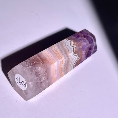 B293◇１点物◇夢幻の紫瑪瑙  ピラー◇77×19×21mm◇天然石・鉱物・パワーストーン