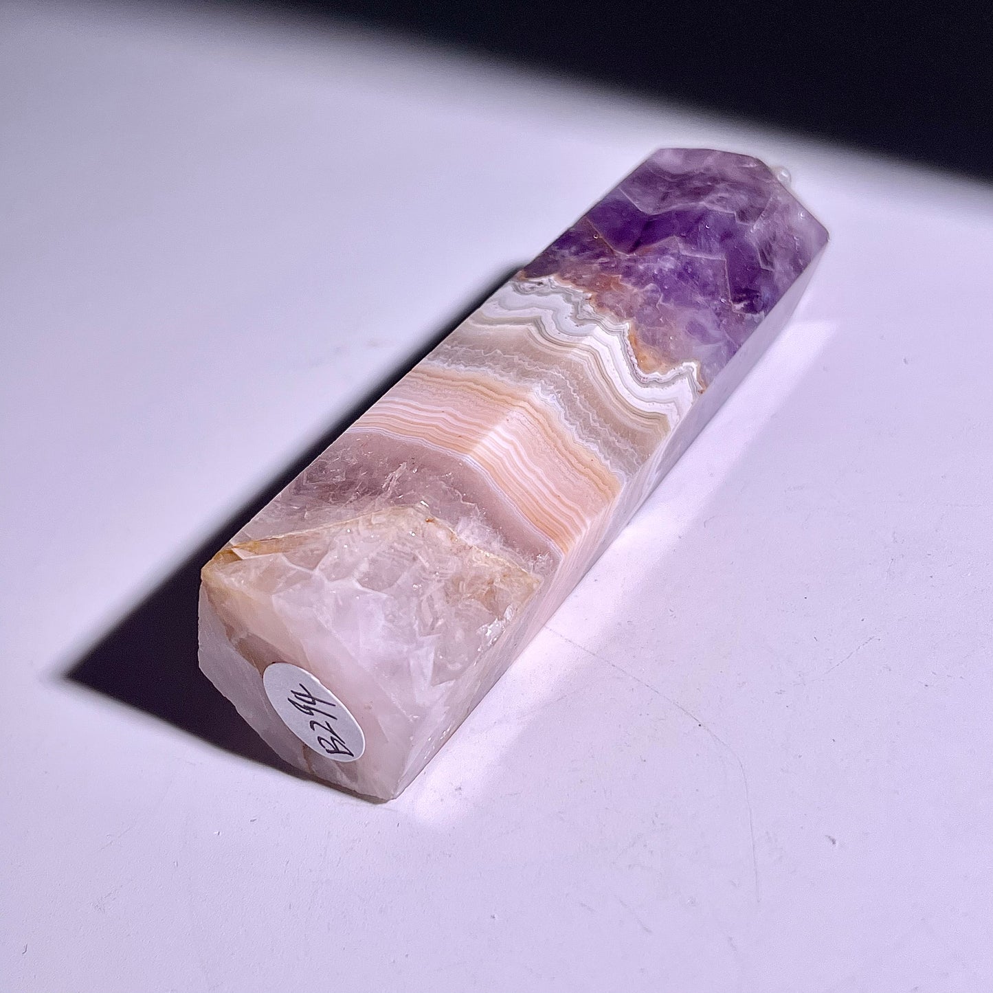 B294◇１点物◇夢幻の紫瑪瑙  ピラー◇85×24×20mm◇天然石・鉱物・パワーストーン