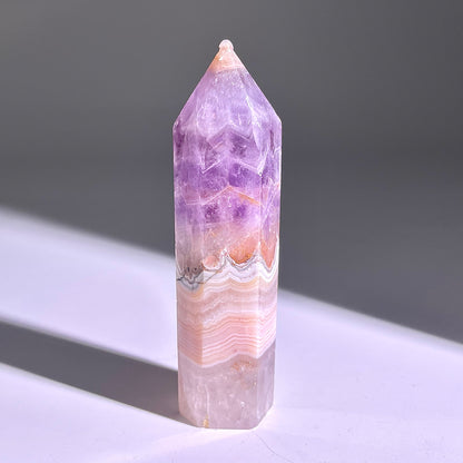 B295◇１点物◇夢幻の紫瑪瑙  ピラー◇86×21×20mm◇天然石・鉱物・パワーストーン