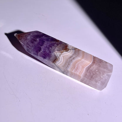 B296◇１点物◇夢幻の紫瑪瑙  ピラー◇87×25×22mm◇天然石・鉱物・パワーストーン