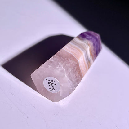 B296◇１点物◇夢幻の紫瑪瑙  ピラー◇87×25×22mm◇天然石・鉱物・パワーストーン