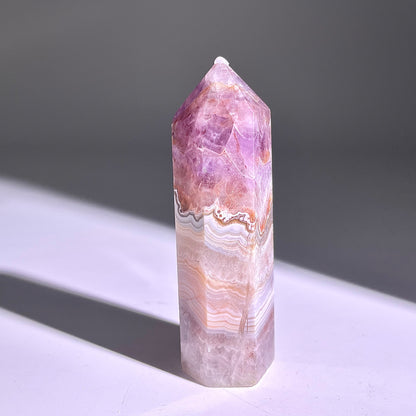 B297◇１点物◇夢幻の紫瑪瑙  ピラー◇73×23×22mm◇天然石・鉱物・パワーストーン