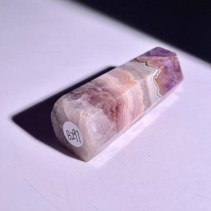 B297◇１点物◇夢幻の紫瑪瑙  ピラー◇73×23×22mm◇天然石・鉱物・パワーストーン