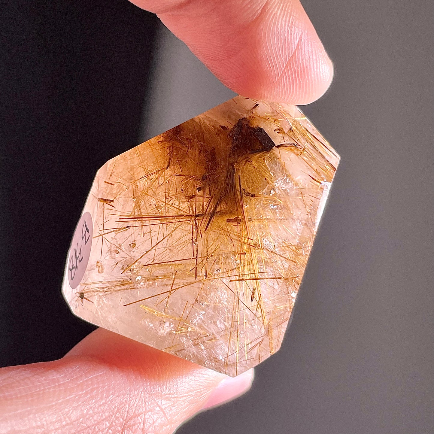 B318◇１点物◇ルチルクォーツ 不規則◇34×30×24mm◇天然石・鉱物・パワーストーン