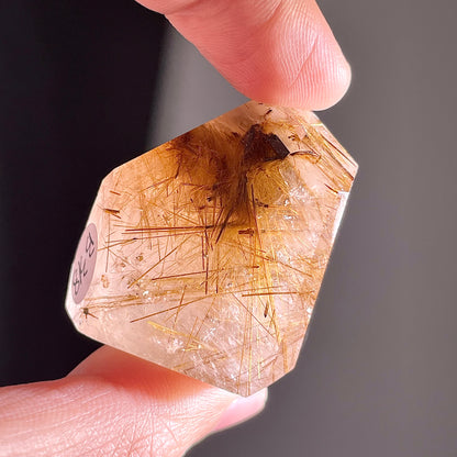 B318◇１点物◇ルチルクォーツ 不規則◇34×30×24mm◇天然石・鉱物・パワーストーン