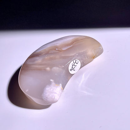 B327◇１点物◇桜瑪瑙 ムーン◇58×39×16mm◇天然石・鉱物・パワーストーン