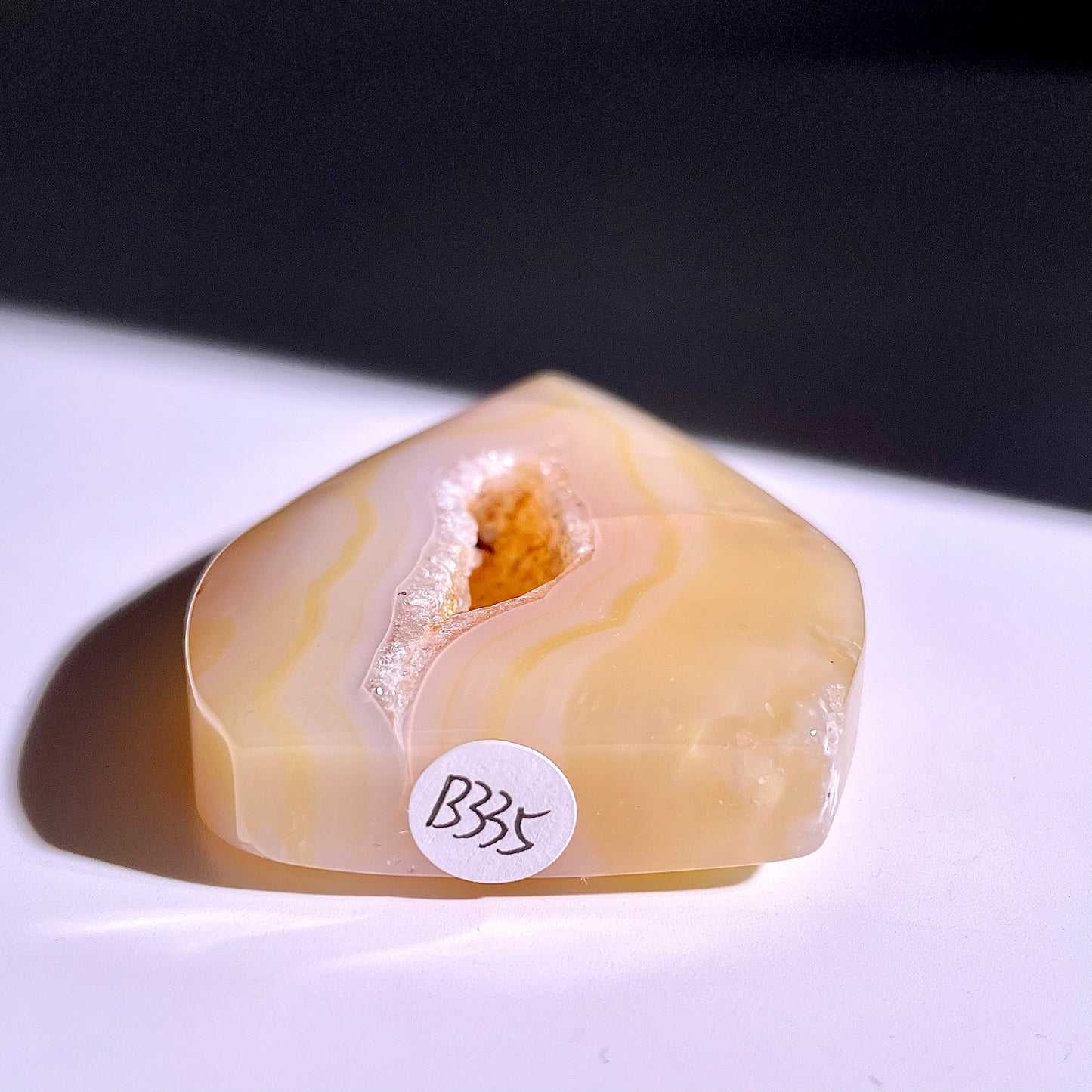 B335◇１点物◇瑪瑙 トーチ◇79×48×13mm◇天然石・鉱物・パワーストーン