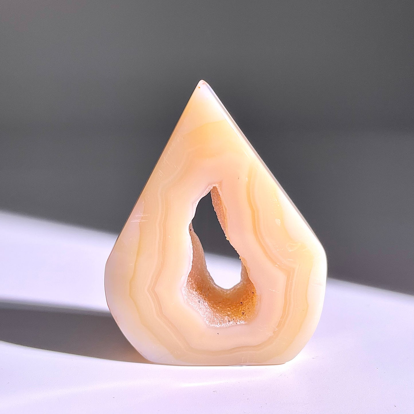 B337◇１点物◇瑪瑙 トーチ◇58×45×13mm◇天然石・鉱物・パワーストーン