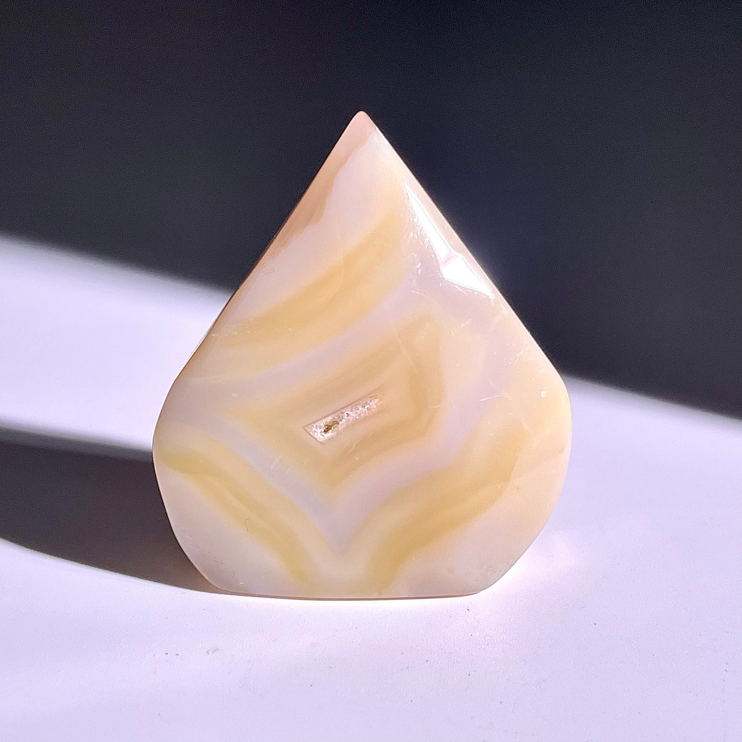 B338◇１点物◇瑪瑙 トーチ◇43×38×14mm◇天然石・鉱物・パワーストーン